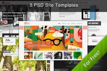 Premium PSD Themes With Commercial Use Licence