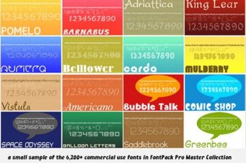 Best Fonts Collection – Over 6,200 Commercial Use Fonts
