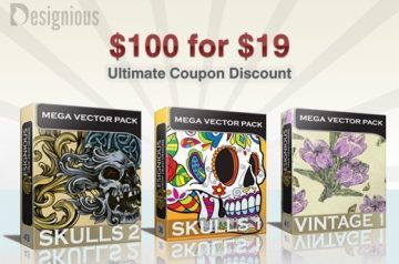 Best Design Resource: Designious.com with a staggering 81% discount