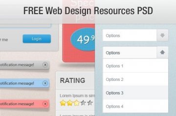 Free Web Design Resources PSD