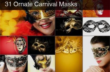 Best stock photography: 31 Stock Images with Ornate Carnival Masks