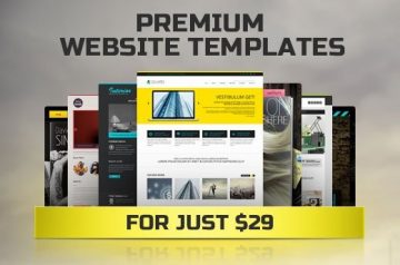 Responsive website templates Bundle: 12 Premium Templates