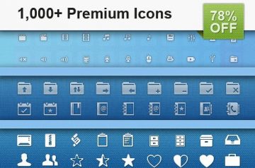 Premium Quality Icons: A Huge Collection of Over 1,000 Elements