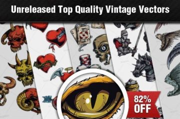 Vintage Vectors Collection for just $18 (value $100)