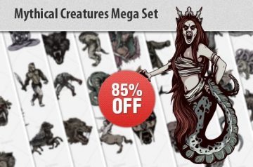 Mythical Creatures Mega Set for just $15 (regular $100)
