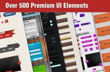 Massive UI bundle with over 500 premium elements for just $24