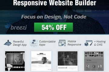 Breezi: the Responsive Website Builder  - Only $25