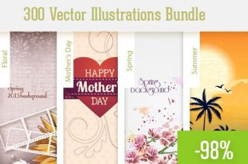 Floral Illustrations with an Extended Royalty License - Just $25