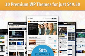 30 Premium WordPress Themes from Solostream for Just $49.50