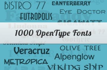 1,000 Premium Fonts With a Commercial Use License for Only $25