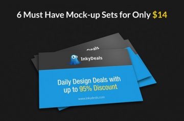 Premium Mockups: 6 Must Have Photoshop Mock-up Sets for Only $14