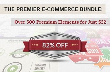 E-commerce Bundle: Over 500 Premium Elements for Just $22