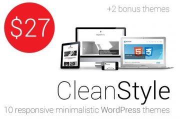 10 Responsive Minimalistic WP Themes with eCommerce Plugins + BONUS for Only $27