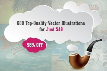 A huge set of 630 Top-Quality Vector Illustrations for Just $49 (98% off)