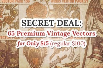 Secret Vintage Vectors for Only $15 (regular $100)