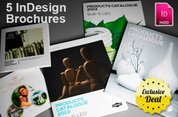 Brochure Templates + Bonus for Only $24: Get 5 Templates