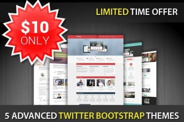 Twitter Bootstrap Templates with a Commercial License - Only $10