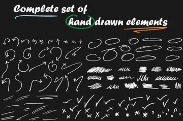 Hand-Drawn Vector Elements for Just $3