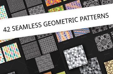 Seamless Geometric Vector Patterns – Only $5.9