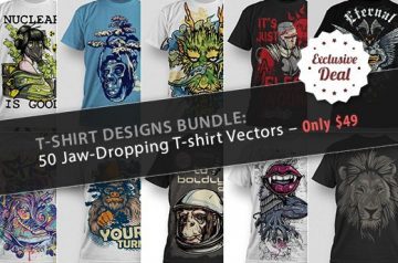 T-shirt Vectors: 50 Jaw-Dropping T-shirt Vectors – Only $49