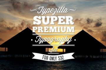 Super Premium Typography Set for Only $32