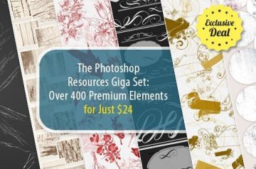 Get 400+ Premium Photoshop Elements & Resources for Just $24