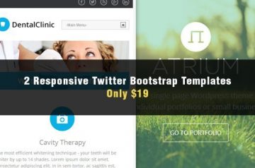 Bootstrap Templates in both HTML5 & WordPress  - Only $19