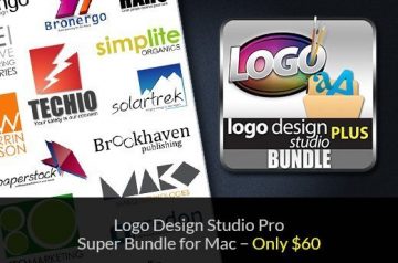 Logo Studio Pro Bundle for Mac + 2,000 Fonts & More - Only $60