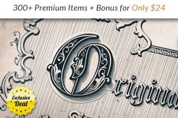 Get Over 300 Premium Ornamental Vectors + Bonus for Only $24