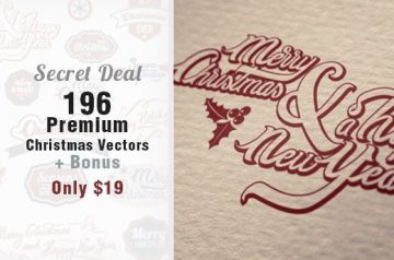 Premium Christmas Vectors + Cool Bonus – Only $19