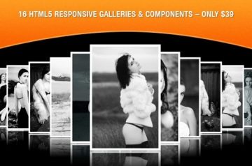 16 Professional HTML5 Responsive Galleries & Components with a Multi-Use License – Only $39