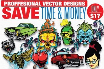 T-shirt Factory Vectors Bundle: 400+ Premium Vectors