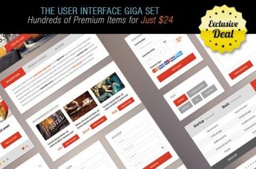 User Interface Set: Hundreds of Premium Items + Bonus
