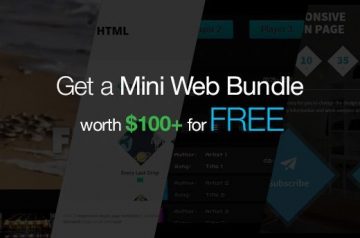 Get a Mini Web Bundle worth $100+ for FREE