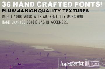 Hand-Crafted Fonts & 44 High-Res Textures - Just $49