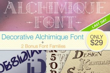 Decorative Font + Vector Files & Huge Bonus – Only $29