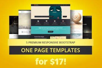 Parallax Bootstrap Templates + PSDs: 5 Top-Quality One Page