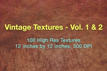 100 High-Res and Highly Detailed Vintage Textures with a Commercial License – Just $15
