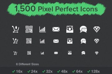 Get 1,500 Pixel Perfect Icons in 6 Different Sizes for Only $24