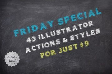Best Illustrator Actions: 43 Illustrator Actions & Styles for Just $9