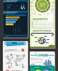Infographic Super Bundle: 105 Awesome Royalty Free Templates