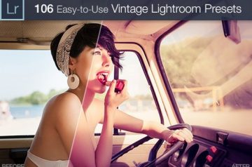 Vintage Lightroom Presets Collection: 106 Elegant Presets