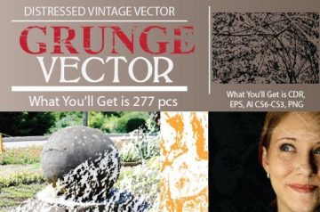 Grunge Vectors & Brushes with a Commercial License – Only $19