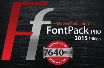 FontPack Pro Master Collection: 7,640 Fonts with a Commercial License & Bonus