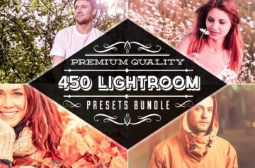 Photo presets: 450+ Beautiful One-Click Lightroom Presets