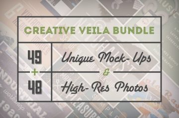 Creative Veila Bundle: 49 Unique Mock-Ups & 48 High-Res Photos