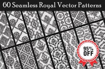 Seamless Royal Vector Patterns for Only $8 (Regular $150)