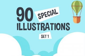 Special Illustrations Set 1 with Commercial License - Only $9
