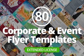 Event Flyers Templates with Extended License – Only $8