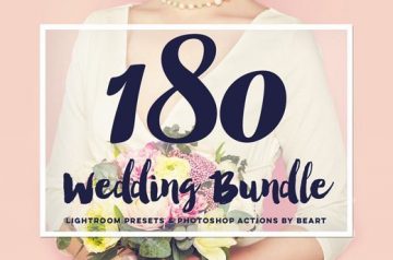 Wedding Bundle: Lightroom Presets, Photoshop Actions and ACR Presets - Only $29